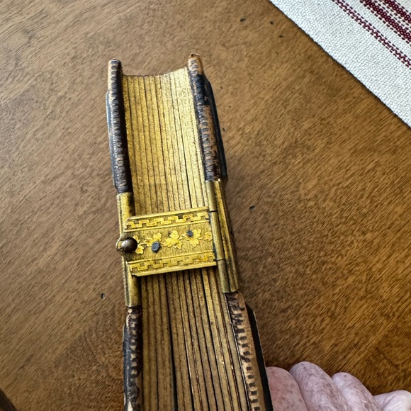 Antique Ornate Black and Brown Photo Album - Picture 3 of 8